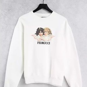 White Fiorucci crewneck
